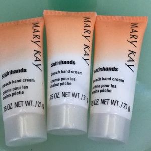 Mary Kay- SatinHands- Peach Hand Cream- Set of 3